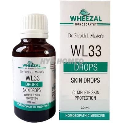 Wheezal WL-33 Skin Drops (30ml) (PACK OF TWO)