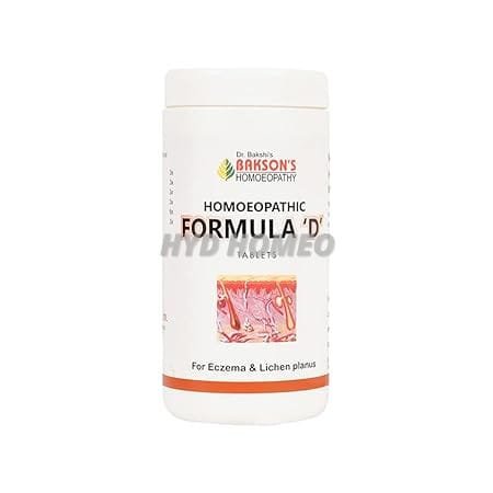 Dr. Bakshi's BAKSON'S HOMOEOPATHY Homoeopathic Formula 'D' Tablets-200 Tabs