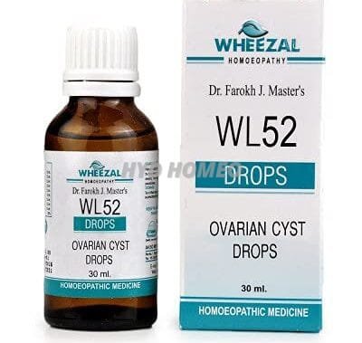 Wheezal WL-52 Ovarian Cyst Drops (30ml) (PACK OF TWO)