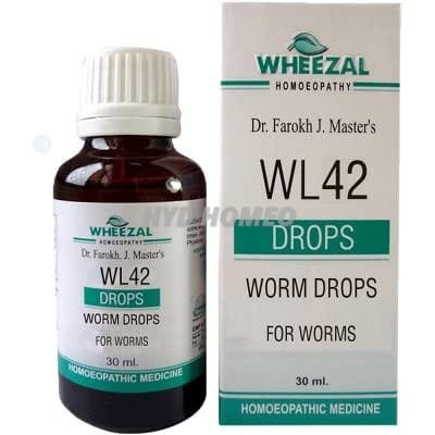 Wheezal WL-42 Worms Drops (30ml) (PACK OF TWO)