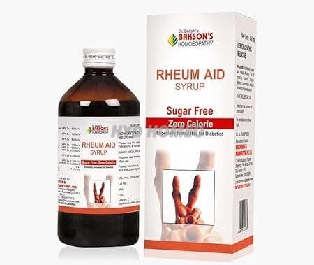 Dr. Bakshi's BAKSON'S HOMEOPATHY RHEUM AID SYRUP (SUGAR FREE) (450 ML)