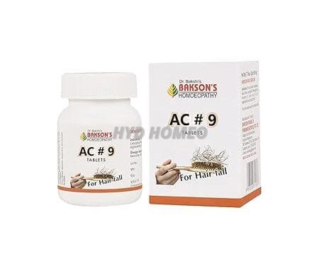 Dr. Bakshi's BAKSON'S HOMOEOPATHY Bakson Ac#9 Tablets -75Tabs