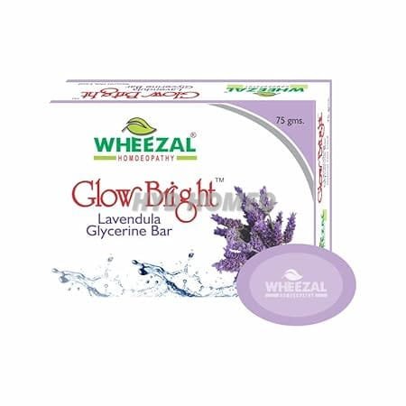 Wheezal Glow Bright Lavendula Glycerine Bar 75 gm (PACK OF 6)