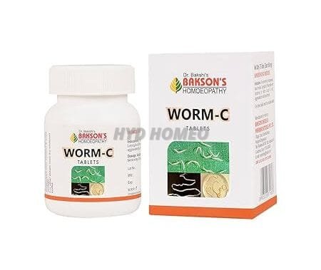 Dr. Bakshi's BAKSON'S HOMOEOPATHY WORM C TABLETS -75TABS