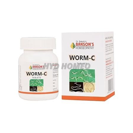 Dr. Bakshi's BAKSON'S HOMOEOPATHY WORM C TABLETS -75TABS