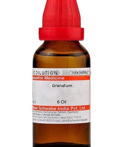Schwabe Dr Willmar India Granatum Dilution-6 Ch |Gran106F|