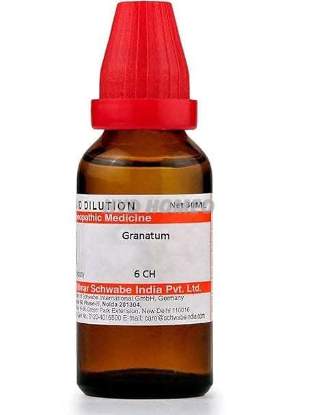Schwabe Dr Willmar India Granatum Dilution-6 Ch |Gran106F|