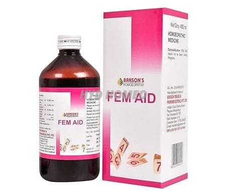 Dr. Bakshi's BAKSON'S HOMOEOPATHY Fem Aid Tonic Syrup (450ml)
