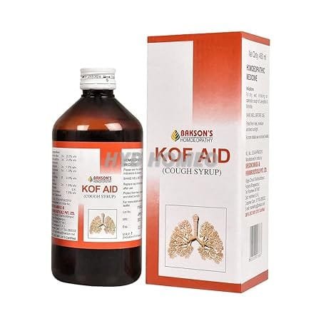 Dr. Bakshi's BAKSON'S HOMOEOPATHY Bakson's Homoeopathy Kof Aid Syrup (450Ml)