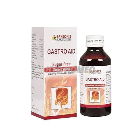 Dr. Bakshi's BAKSON'S HOMOEOPATHY Gastro Aid (Sugar Free) Syrup (115ml)