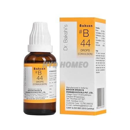 Dr. Bakshi's BAKSON'S HOMOEOPATHY # B 44 Convulsion Drops (30 ml)