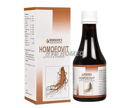 Dr. Bakshi's BAKSON'S HOMOEOPATHY Homoeovit Syrup (225ml)