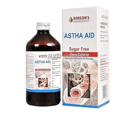 Dr. Bakshi's BAKSON'S HOMOEOPATHY ASTHA AID SYRUP (SUGAR FREE)- 450ML