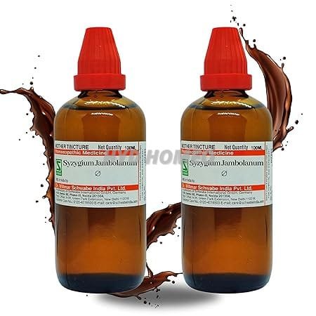 Dr Willmar Schwabe India Syzygium jambolanum Q 200ML (100mlx2) || Mother Tincture || Schwabe Homeopathy Medicine