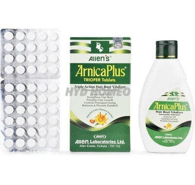 Allens Arnica Plus Triofer (Oil and Tablet) (100ml)