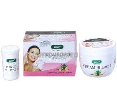 Bakson Sunny Bleach Cream with Aloe Vera, Lemon, Cucumber (30g)