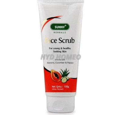 Bakson Sunny Face Scrub with Aloe Vera, Cucumber, Papaya (100g)