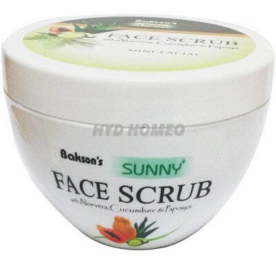 Bakson Sunny Face Scrub with Aloe Vera, Cucumber, Papaya (125g)