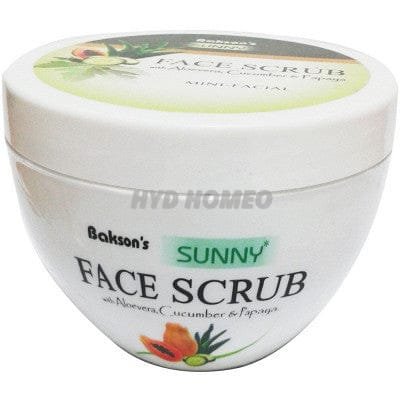 Bakson Sunny Face Scrub with Aloe Vera, Cucumber, Papaya (125g)