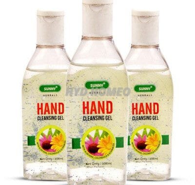 Bakson Sunny Sanitizer & Hand Cleansing Gel (100ml, Pack of 3)