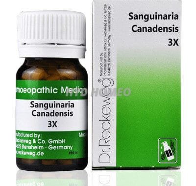 Dr. Reckeweg Sanguinaria Canadensis 3X (20g)