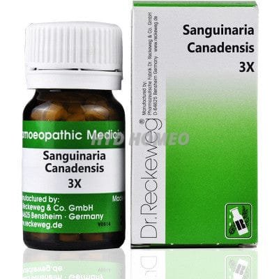 Dr. Reckeweg Sanguinaria Canadensis 3X (20g)