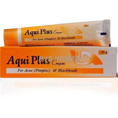 Hapdco Aqui Plus Cream for Acne (Pimples) and Blackheads (25g)- Pack of 2