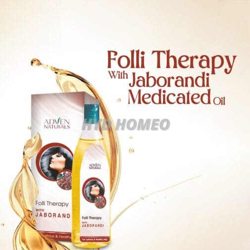 FOLLI THERAPY WITH JABORANDI MEDICATED OIL